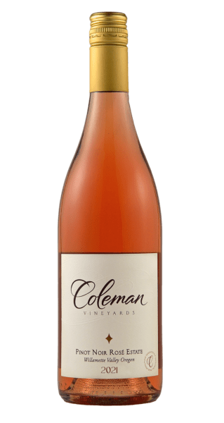 2021 Estate Rose wine bottle